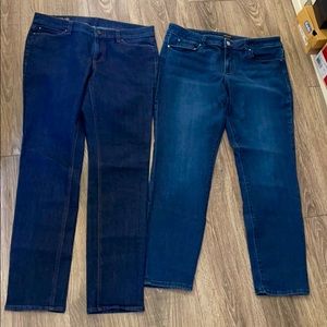 Ann Taylor Modern Fit Jeans - 2 Pair Bundle